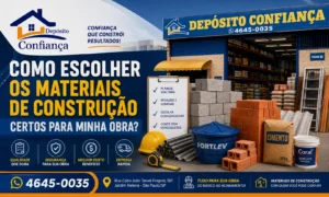 Como Escolher os Materiais de Construção Certos para Minha Obra?
