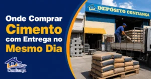 Onde Comprar Cimento com Entrega no Mesmo Dia